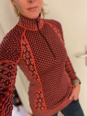 Immagine 1 di Gia su Kari Traa - Women's Smekker Half-Zip - Intimo lana merinos