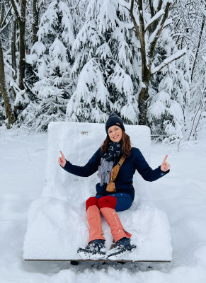 Immagine 1 di Ewa su Maloja - Women's NaninaM. - Pantaloni sci di fondo