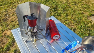 Immagine 1 di Bernhard su Origin Outdoors - Foldable Aluminium Windscreen