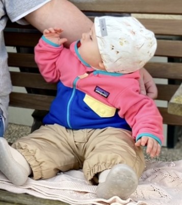 Immagine 1 di Jessica su Patagonia - Baby Micro D Snap-T Jacket - Giacca in pile
